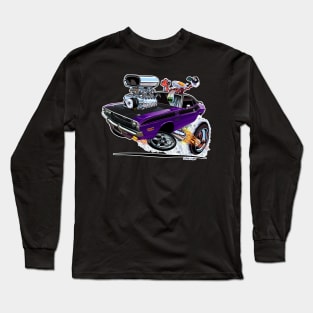 Vince Crain High Octane 1970 Challenger plum crazy Long Sleeve T-Shirt